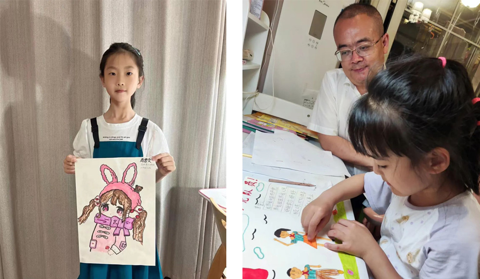 童心向黨 || “西投寶寶”們的親子繪畫作品展來啦！看看你pick哪個！